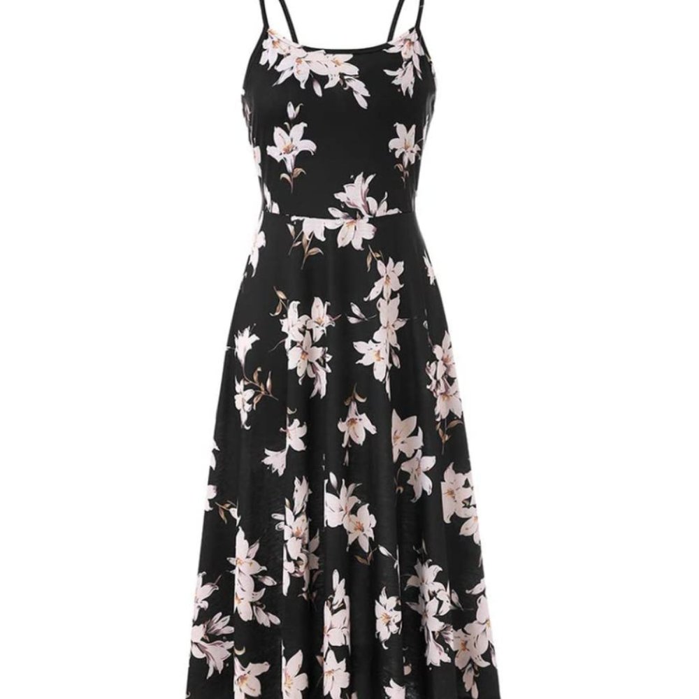 Floral Print Pin-Up Dress